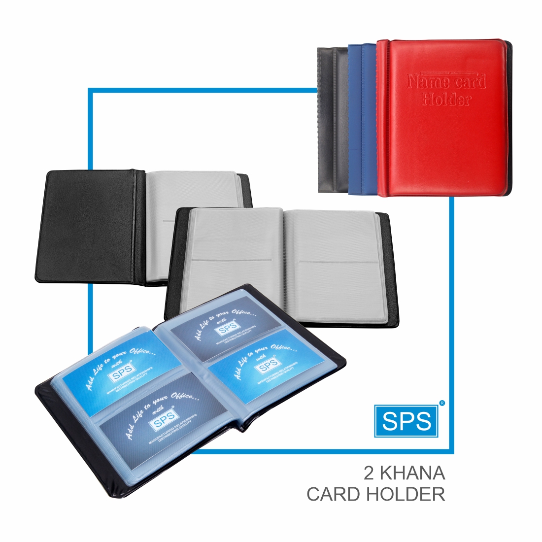 2 KHANA PVC CARD HOLDER 